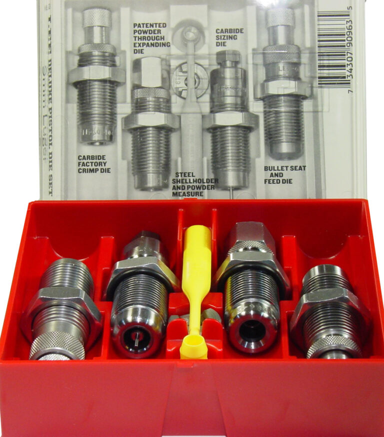 Lee Precision Deluxe 4-Die Reloading Set 40 S&W 10mm