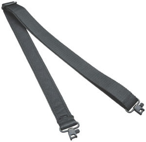 Butler Creek 26923 Mountain Rifle/Shotgun Sling Black Nylon Webbing 48" OAL 1.25" Wide Adjustable Design & QD Swivels