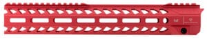 Strike Industries Strike Rail AR-15 Red Aluminum 13.5 Inch M-LOK Handguard