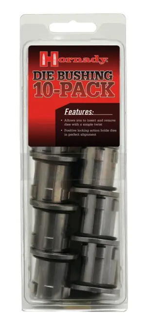 Hornady 044096 Lock-N-Load Die Bushing Metal Works With Hornady Lock N Load AP Press 10 Pack