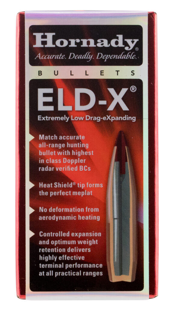 Hornady 25 Caliber 110 Grain ELD-X Expanding Rifle Bullet 100 Count