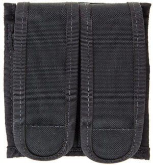 Blackhawk 44AO54BK Universal Mag Case  Double Black Cordura Hook & Loop Belts 2.25" Wide Compatible w/ Double Stack 9mm/40
