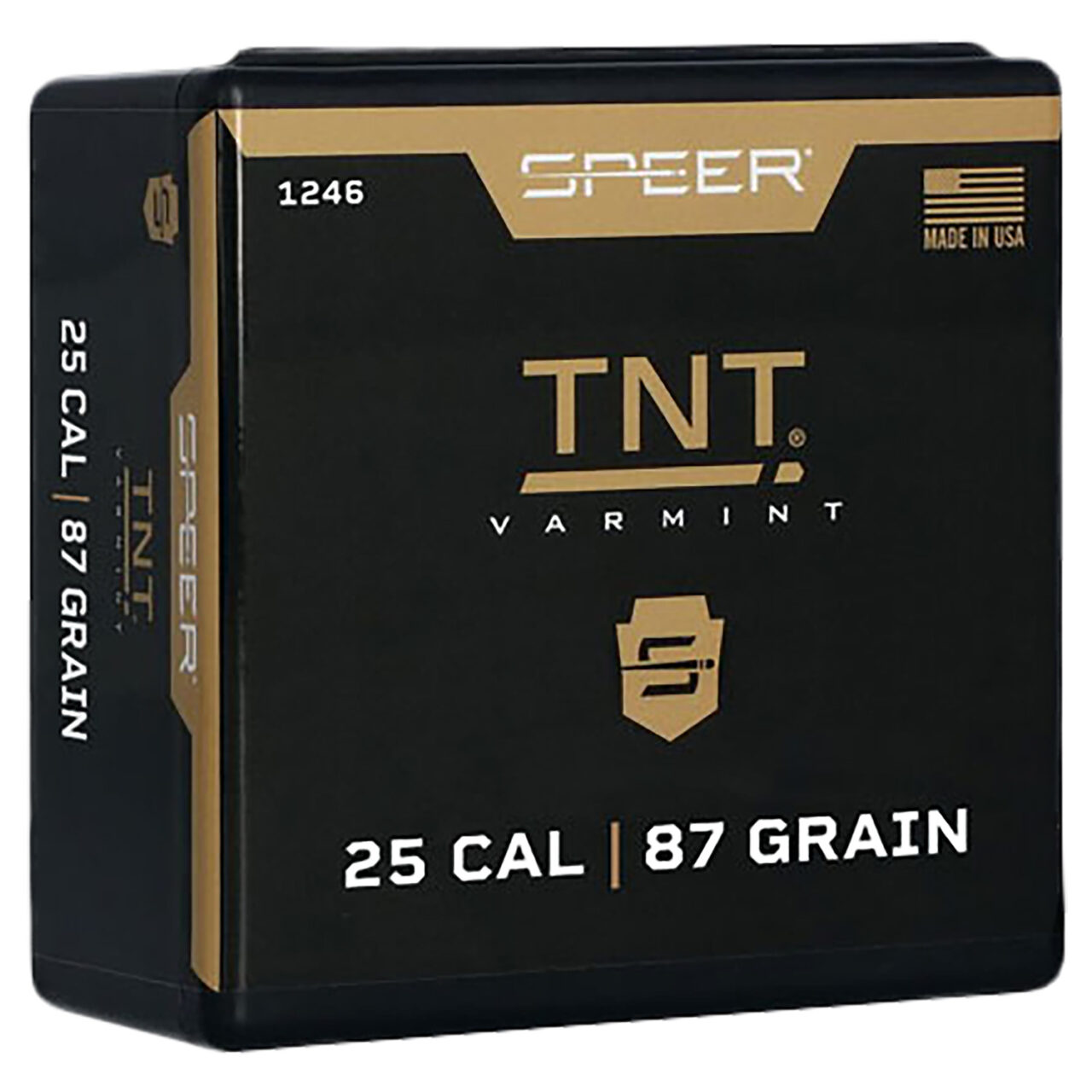 Speer 1246 TNT 25Cal 87gr Jacketed Hollow Point 100 Per Box/5 Case 1 Speer 1246 TNT 25Cal 87gr Jacketed Hollow Point 100 Per Box/5 Case