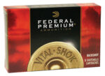 Federal P158000 Premium Magnum 12Gauge 3" 10Pellets 000BuckShot 5 Per Box/50 Case