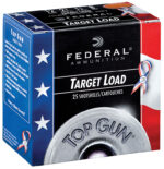 Federal TGL12US8 Top Gun Special Edition Red, White & Blue 12Gauge 2.75" 1 1/8oz 8Shot 25 Per Box/10 Case