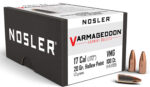 Nosler Varmageddon 17 Caliber 20 Grain Hollow Point Reloading Bullet 100 Count