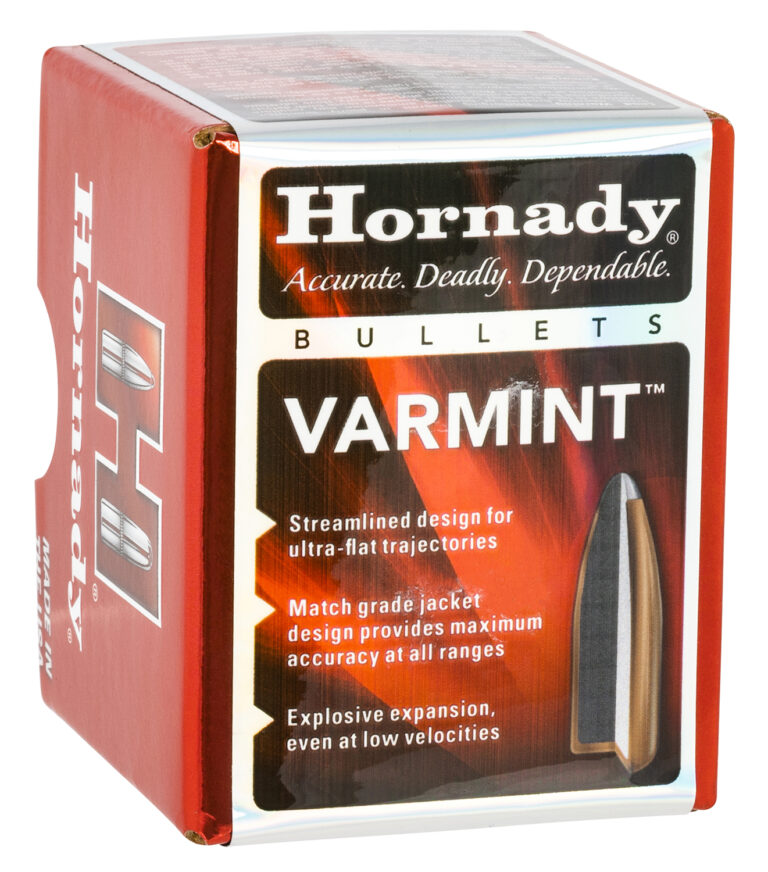 Hornady 22 Caliber 55 Grain Spire Point Rifle Ammunition 100 Round Box