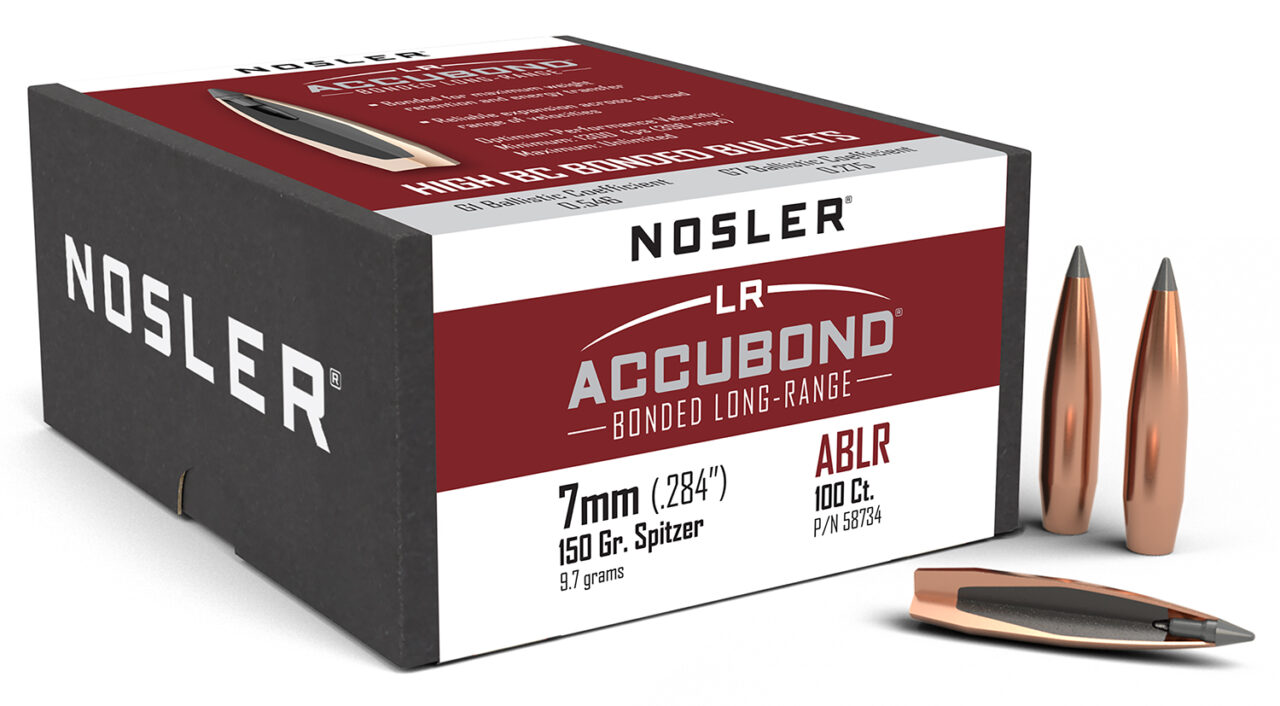Nosler 58734 AccuBond Long Range 7mm 150gr Spitzer Point 100/Box 1 Nosler 58734 AccuBond Long Range 7mm 150gr Spitzer Point 100/Box