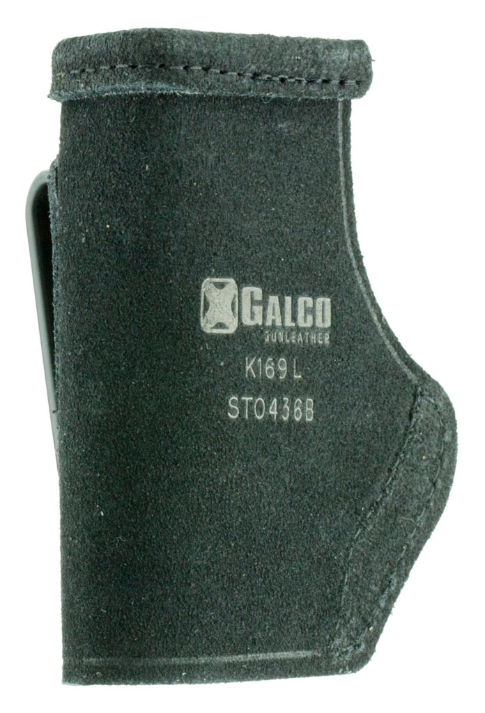 Galco STO436B Stow-N-Go IWB Black Leather Belt Clip Fits Ruger LCP/Diamondback DB Right Hand