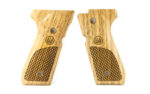 Beretta 92 96 Wood Oval Checkering Grip Panel