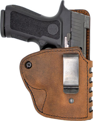 VERSACARRY CMPND HOLSTER IWB - KYDEX LTHR RH 1911 STL SZ2 BR