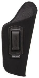 Bulldog Inside Waistband Holster Mini Autos 8.8 Inch Right Hand Black