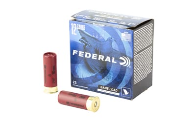 Federal Game Load 12 Gauge 2-3/4 Inch Number 8 Shot Ammunition