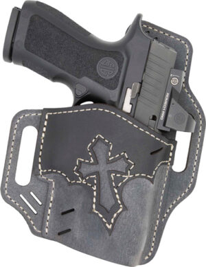 VERSACARRY ARC ANGEL HOLSTER - OWB GREY/BLACK SIZE 2