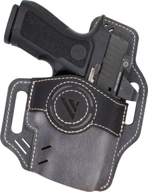 VERSACARRY LUNA HOLSTER OWB - GREY BASE BLACK PATCH SIZE 2