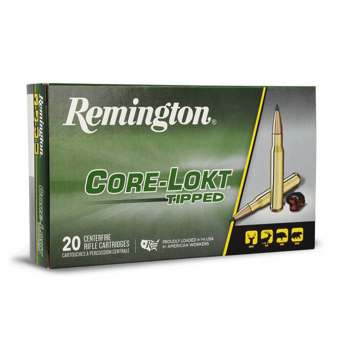 Remington Core-Lokt Tipped 7mm-08 140 Grain Ammunition 1 Remington Core-Lokt Tipped 7mm-08 Remington 140 Grain Polymer Tip Ammunition
