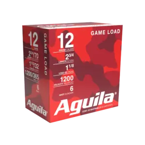 AGUILA 12GA 2 3/4" 1-1/8 OZ #6 25RD BX 10 BXS PER CS