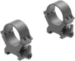 Leupold 174078 QRW2 Cross-Slot Scope Ring Set Matte Black Steel 30mm Tube High Quick Release Picatinny/Weaver