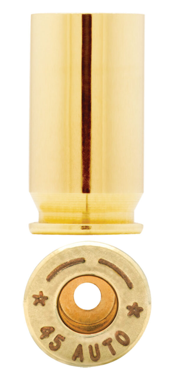 Starline Brass 45AEUP100 Unprimed Cases  45 ACP Handgun Brass 100 Per Bag