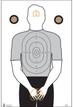 Action Target PIC12100 Entertainment Politically Incorrect Silhouette Paper Hanging 23" x 35" Black/Gray/White 100 Per Box