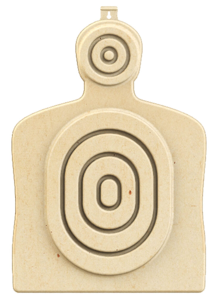 Birchwood Casey 3DTGTBTT Torso Target 31.25" H x 21.25" W x 1" D 3D Bullseye Tan 3 Per Pack