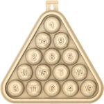 Birchwood Casey 3DTGTPRT Pool Rack  15.75" H x 15.75" W x 2.25" D 3D Tan 3 Per Pack