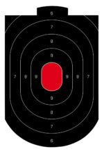 Birchwood Casey 35609 Dirty Bird  Oval Paper Target 12" x 18" 50 Per Pkg