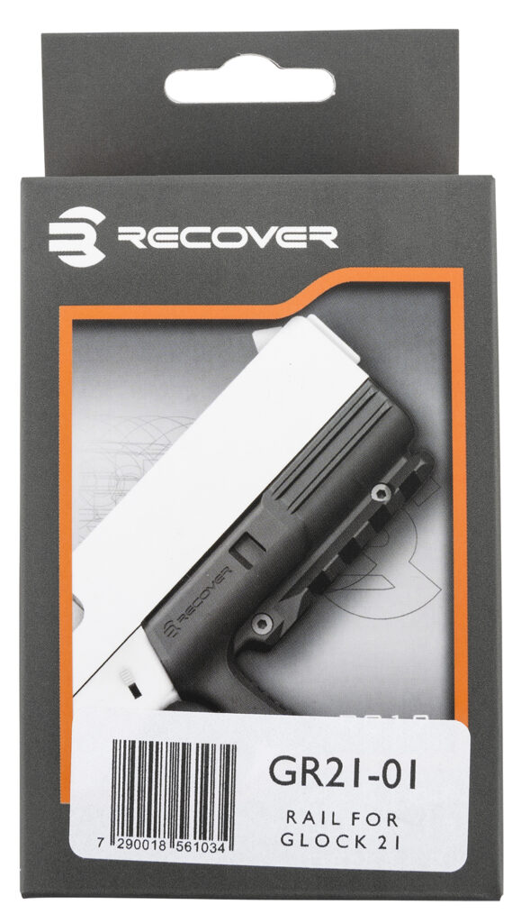 Recover Tactical GR2101 Rail Adapter for Glock 20 &21 Black