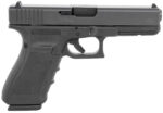 Glock UG2050203 G20 Gen4 Full Size 10mm Auto 15+1, 4.61" Black Steel Barrel, Matte Black Serrated Steel Slide, Black Polymer Frame w/Picatinny Rail, Black Finger Grooved Grip, Ambidextrous, USA Made