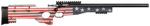 Crickett KSA2150-OG Precision  Full Size 22 LR Single Shot 16.10" Blued Threaded Bull Barrel, Blued Crickettinny Rail Steel Receiver, Old Glory Synthetic Adj LOP Stock