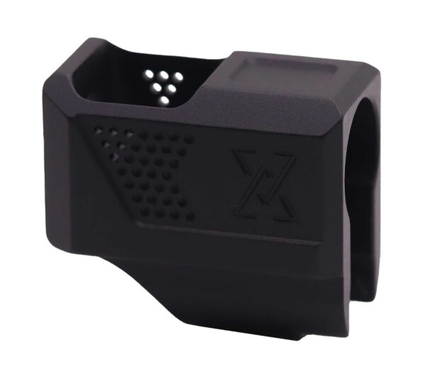 True Precision Inc TPG43CMPBL True-Lock Ultimate Compensator Black Type 3 Hard Anodize 7075 T6 Aluminum Compatible w/ Glock 43/43X/48