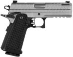 Live Free Armory LFAPF812076 Apollo 11  9mm 17+1 4.15" 416 Stainless Steel Slide Elite Gray Cerakote Black Polymer Grip
