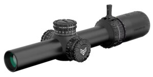 Swampfox Optics ARH11024-GM Arrowhead Black 1-10x24mm 30mm Tube Guerrilla Dot MOA Green Reticle