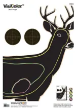 Champion Targets 45823 VisiColor  Deer Paper Hanging Pistol/Rifle 13" x 18" Multi-Color Includes Pasters 10 Pack