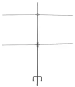 SME SMETGTST Double Paper Target Stand Black Steel Includes 8 Metal Clips