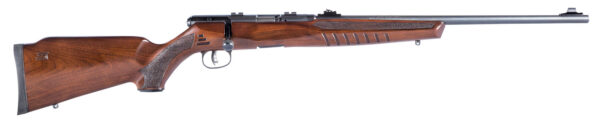 Savage Arms 70510 B22 G Full Size Bolt Action 22 WMR 10+1, 21" Matte Blued Sporter Barrel, Drilled & Tapped, Matte Blued Carbon Steel Receiver, Satin Hardwood Fixed Sporter Stock