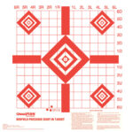 Champion Targets 47387 Redfield Sight-In Diamond Paper Pistol/Rifle 16" x 16" White/Red 100 Per Pkg