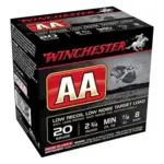 AA LOW RECOIL LOW NOISE 20 GAUGE 2-3/4'' 7/8OZ #8 SHOT 25/BOX