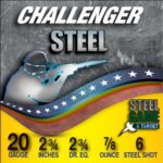 20 GAUGE 2-3/4'' 7/8OZ #6 STEEL SHOT 250/CASE