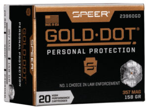 Speer Gold Dot 357 Magnum 158 Grain Hollow Point Ammunition