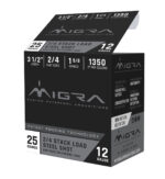 Migra Ammunitions M12LS24 Combinational  12 Gauge 3.50" 1 5/8 oz 2, 4 Shot 25 Per Box/10 Cs