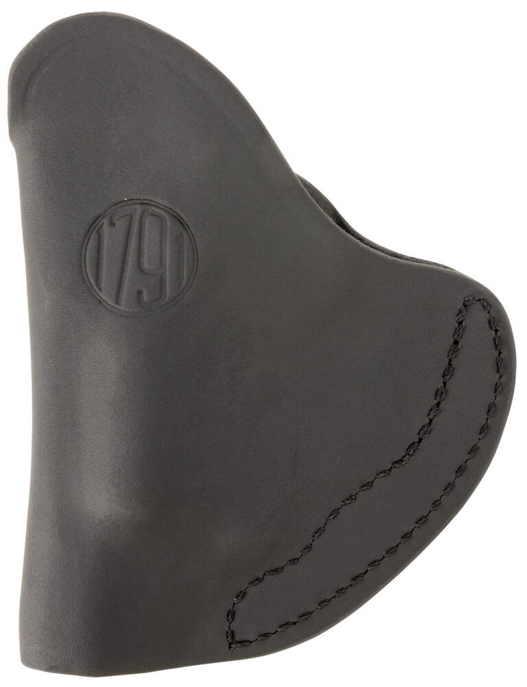1791 Gunleather RVH Inside the Waistband Size 1 Stealth Black Leather Belt Clip Holster Right Hand