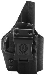 1791 Gunleather TACIWBG2CG3BLKR Tactical Kydex  IWB Black Kydex Belt Clip Fits Taurus G2C/G3 Right Hand