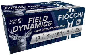 Fiocchi Field Dynamics 12 Gauge 00 Buck Shotgun Ammunition