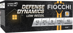 Fiocchi Defense Dynamics 12 Gauge 1 Buck Shotgun Ammunition