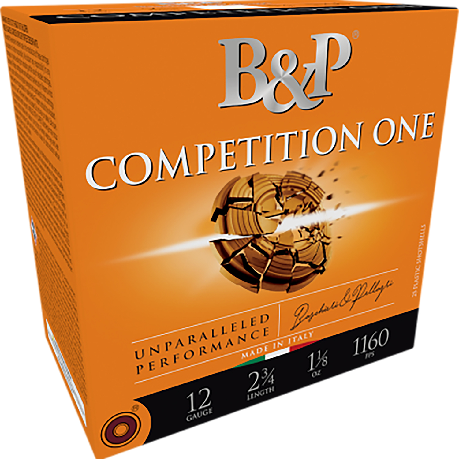 B&p Ammunition 12B18CP7 Competition One 12Gauge 2.75" 1 1/8oz 7.5Shot 25 Per Box/10 Case 1 B&p Ammunition 12B18CP7 Competition One 12Gauge 2.75" 1 1/8oz 7.5Shot 25 Per Box/10 Case