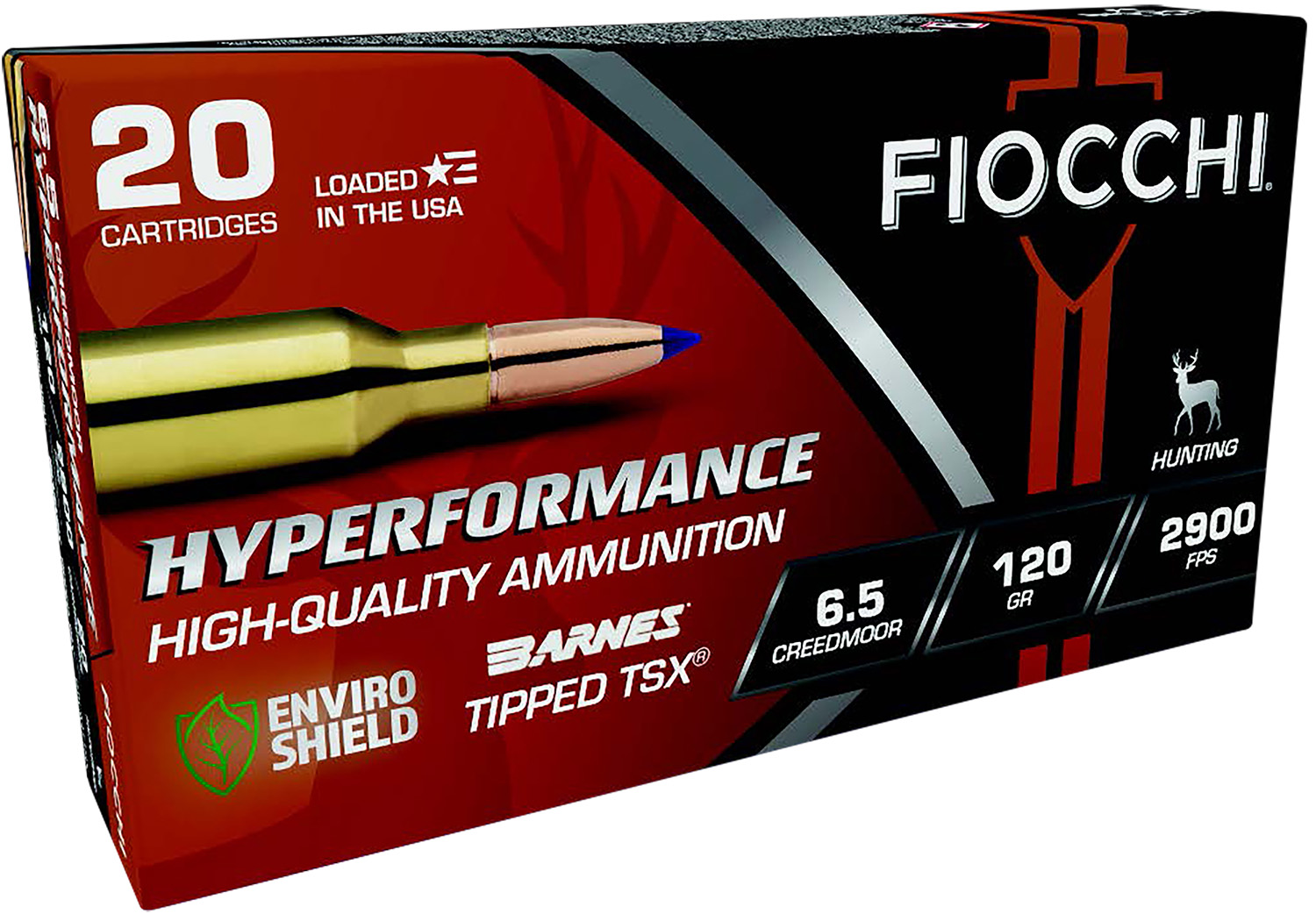 Fiocchi 65CMTTSX Hyperformance 6.5Creedmoor 120gr Barnes Tipped TSX 20 Per Box/10 Case 1 Fiocchi 65CMTTSX Hyperformance 6.5Creedmoor 120gr Barnes Tipped TSX 20 Per Box/10 Case