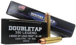 Double Tap Ammunition 350 Legend 140 Grain Lead Free Rifle Ammunition