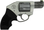 Charter Arms 53801 Off Duty Coyote 380 ACP 5rd 2" Matte Stainless Ported Barrel & Cylinder, Anodized Aluminum Frame, Black Finger Grooved Rubber Grip, Concealed Hammer