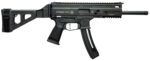Grand Power 197892004817 TR22 Stribog 22 LR 25+1 8" Black Threaded Barrel, Black Picatinny Rail Receiver, Black Aluminum Frame w/Lower Picatinny Rail, SB Tactical Brace, Black Polymer Grips